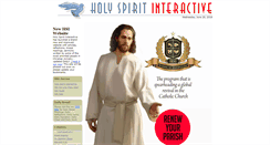 Desktop Screenshot of holyspiritinteractive.net